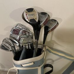 Vintage Complete Set Of Ben Clubs w/Bag