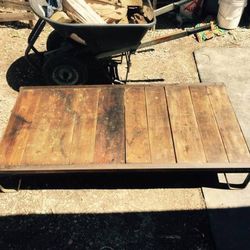 Industrial pallet coffee table several 1930's