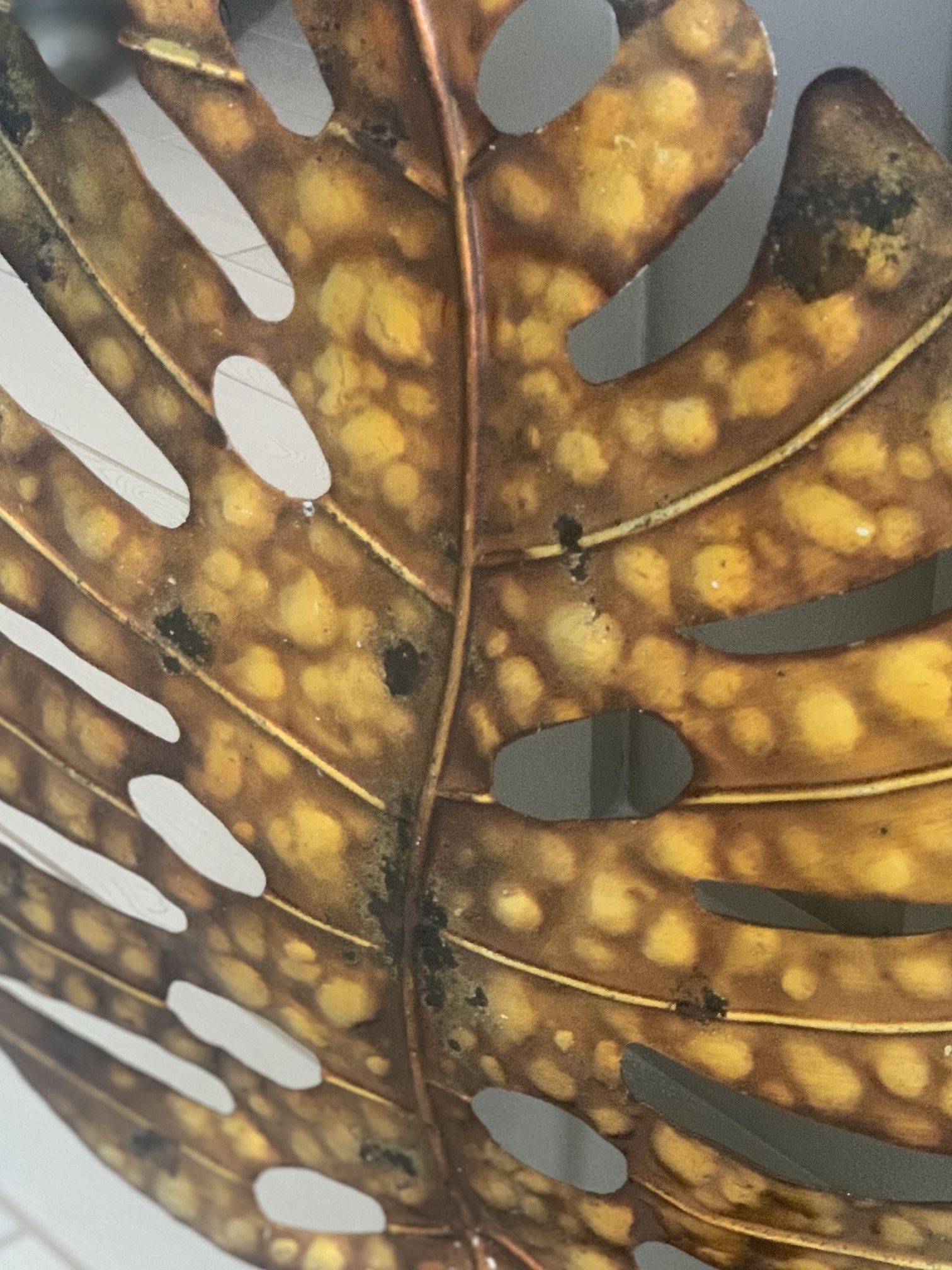 Beautiful Leaf Decor.. 23” In Height