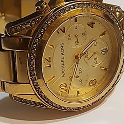 Michael Kors Diamond Gold Watch