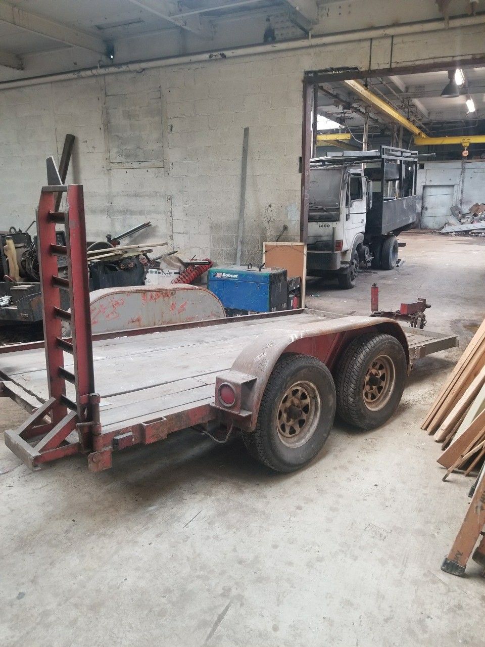 Bobcat trailer for sale.. **no title just bill of sale**