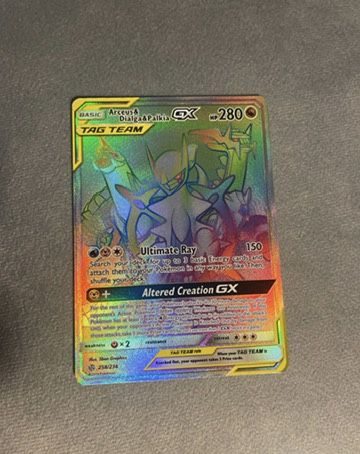 pokemon arceus gx card Japanese Pokemon Card Arceus & Dialga & Palkia GX SR 099/095 SM12