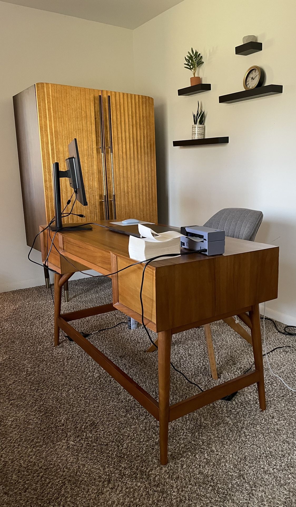 West Elm Mid-Century Desk 