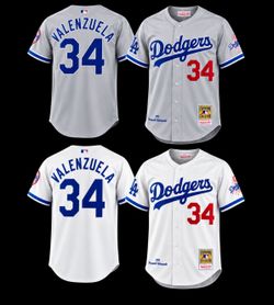 Dodgers jerseys #34