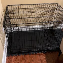 Folding Dog Crate Kennel 