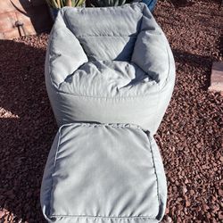 Bean Bag Chair And Ottoman