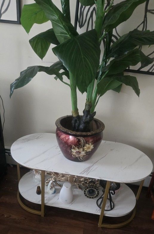 White Marble Coffee Table