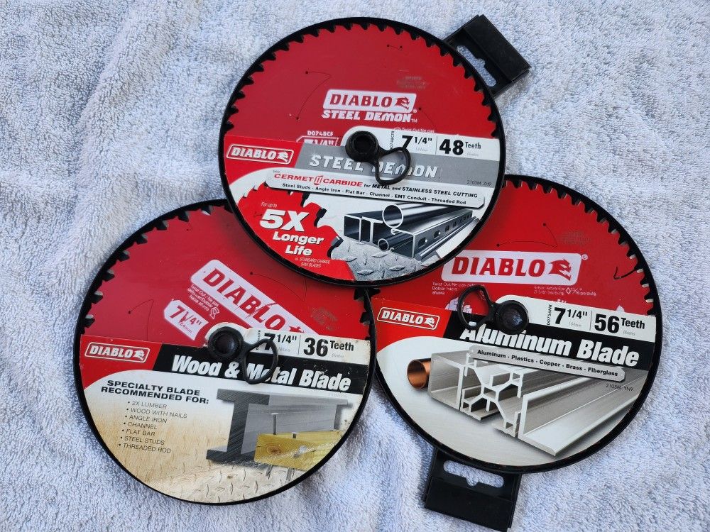Diablo 7 1/4" Metal Saw Blades