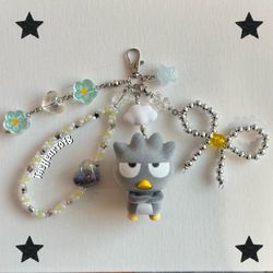 BadtzMaru Sanrio Flocked Keychain/Purse Charm 