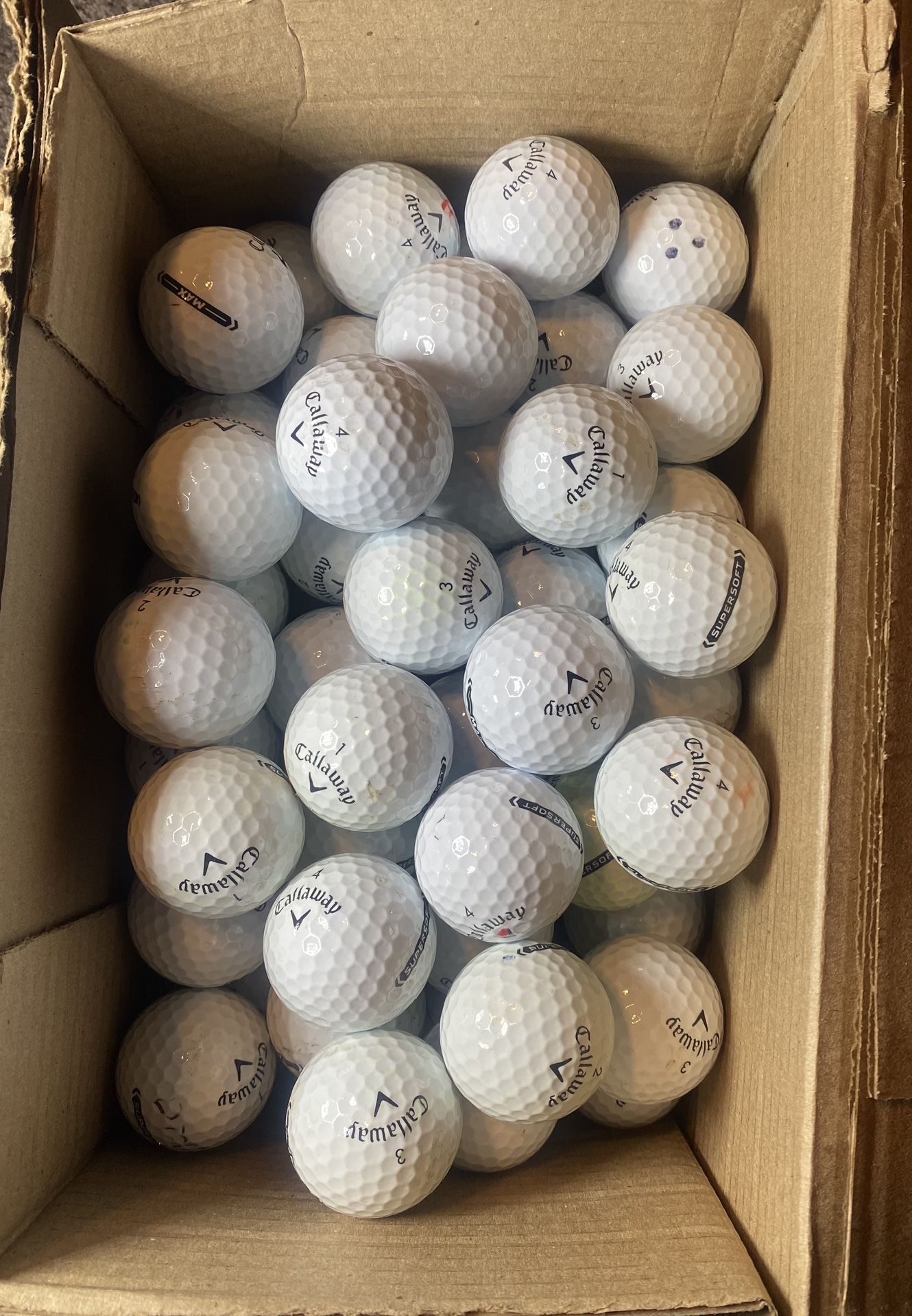 2 Dozen 5A Callaway Supersofts