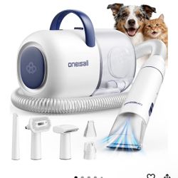 Brand New oneisall Dog Grooming Vacuum, 15000Pa Pet Vacuum Kit 