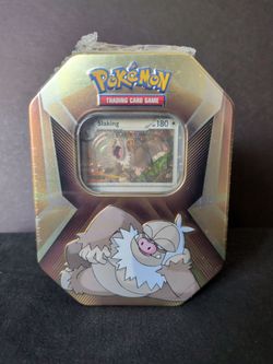 Pokemon Card Slakin Tin With Promo Card