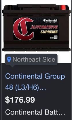 Continental Battery Supreme