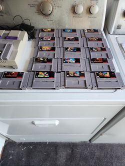 18 Super Nintendo GAMES