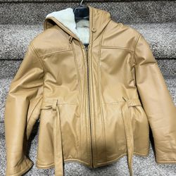 Wilson leather jacket with deals fur