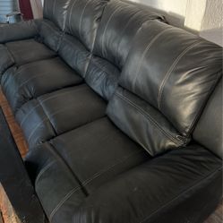 Black Leather Couch
