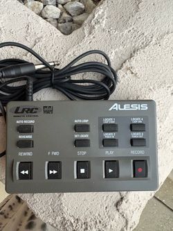 Alesis ADAT LRC (Little Remote Control) Type II, a vintage wired remote unit designed for Alesis ADAT digital multi-track tape