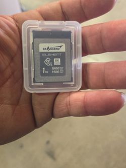 Exascend 1TB Element CFexpress Card Type B, Sustained Read 1,800MB/s, Compatible with Canon, Nikon, Panasonic and Other Cameras.