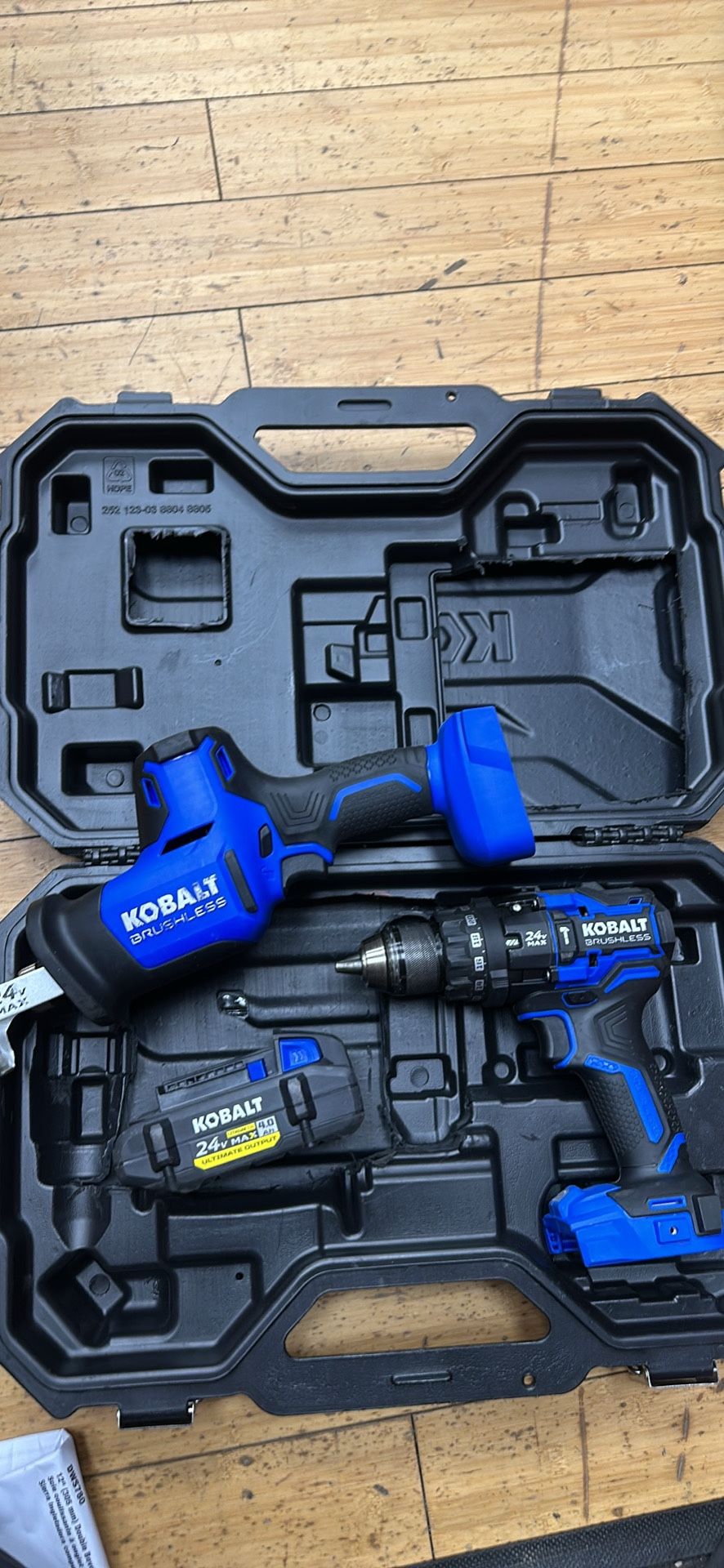 KOBALT 24v Hackzall Hammer Drill 4ah Battery