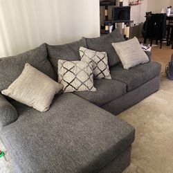 Sofa With Chase And Pillows