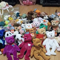 Old Beanie Babies Collection 