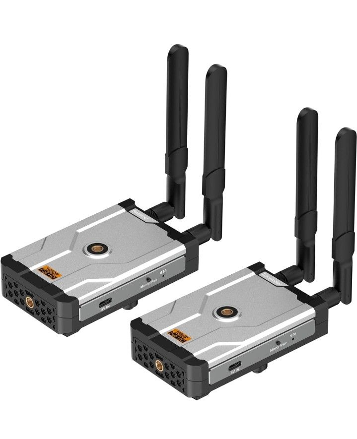 Wireless HDMI Transmitter and Receiver, 1640ft HDMI Extender Kit with LoopOut,2.4/5G 1080P Full HD