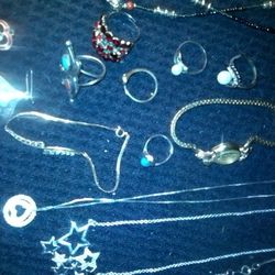 Jewelry, Black hills Gold Watch,2mens Watches,Rings(2 turquoise),Brackets,Efc