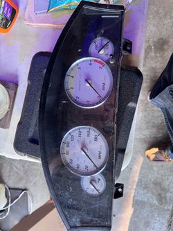 Chrysler SRT 8 cluster
