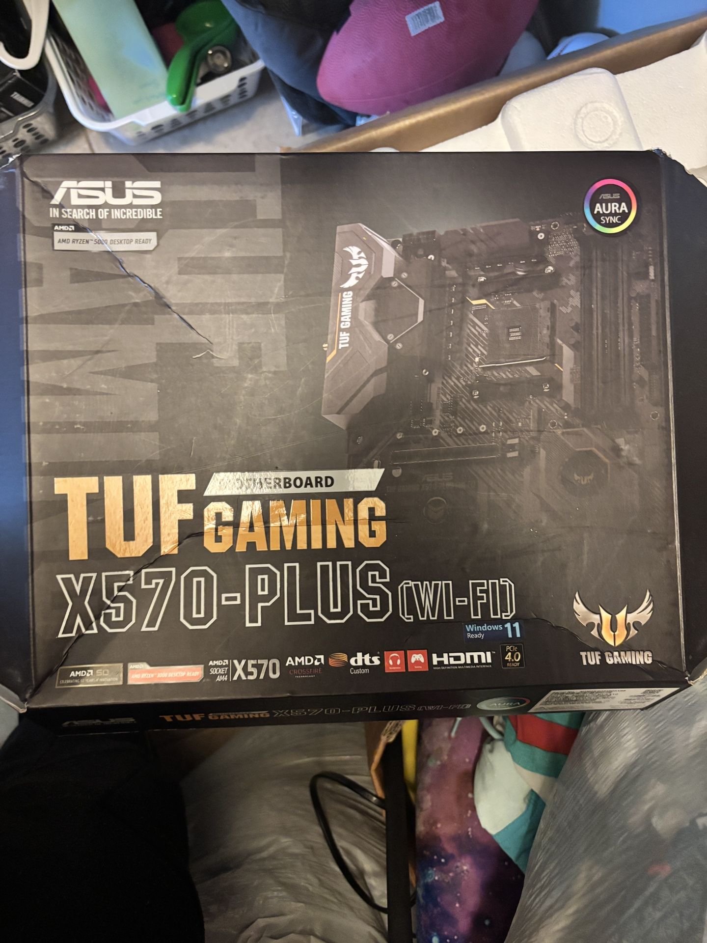 ASUS TUF Gaming X570-Plus Wi-Fi Motherboard with Aura Sync