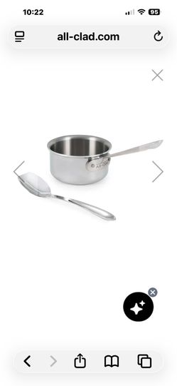 All clad D3 1qt Sauce pan