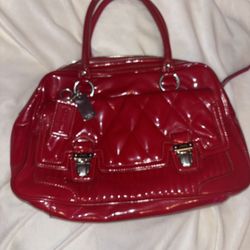 Red Coach Purse 