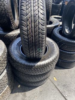 SET 245/75/16 DUNLOP SEMI NEW 95% TREAD LIFE $280 PRICE INCLUDES PROFESSIONAL INSTALLATION AND TAX