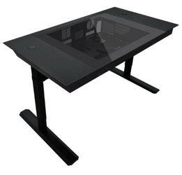 Lian Li DK-07X RGB Glass Desk – Dual ETX / Water Cooling Ready