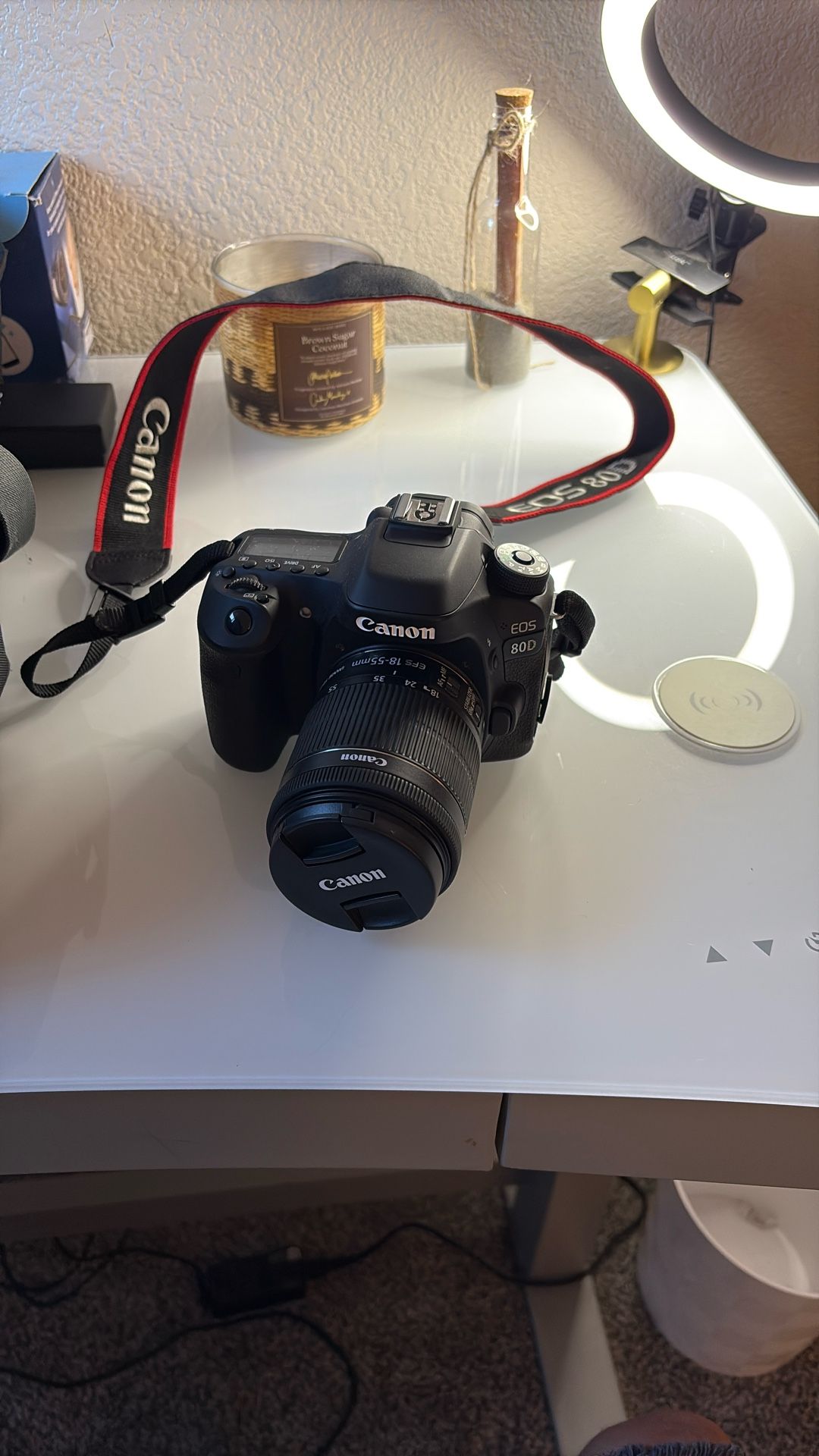 Canon EOS 80D DSLR + 18-55mm & 55-250mm Lenses — Full Kit 