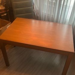 Solid Wood Extendable Dining Table, Like New