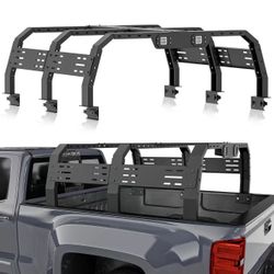 1000LBS Full-Size Overland Bed Racks For F-150/Tundra/Frontier/Titan/Tacoma