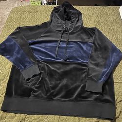 Champion Hoodie Medium Blue/Black