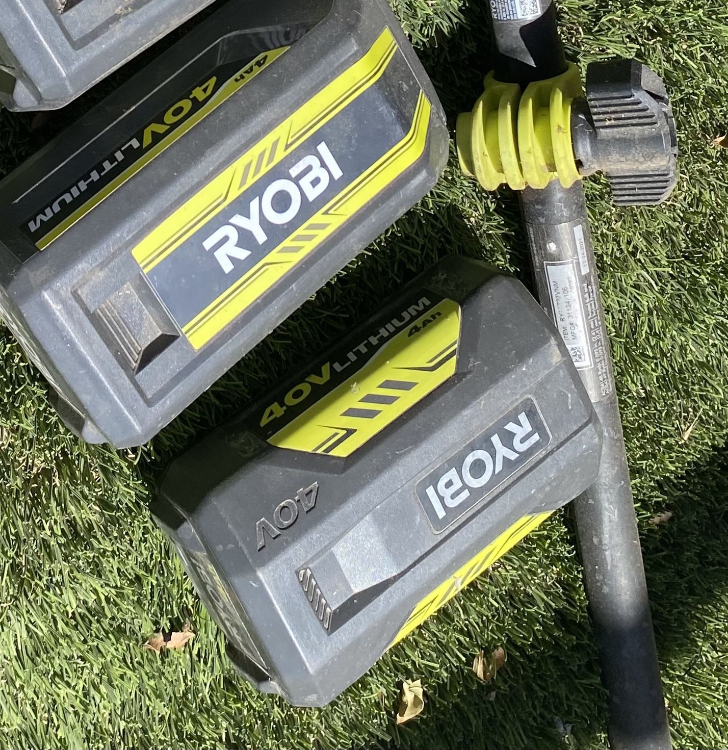 Ryobi Batteries 40v $50 Pair