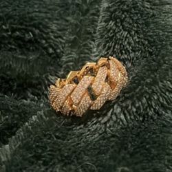 Gold Plated Iced out Ring From 27 Club