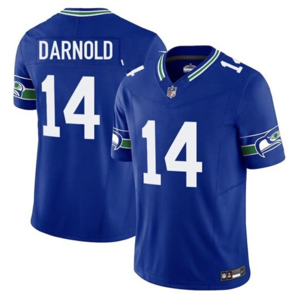 Sam Darnold Jersey Seattle Seahawks Men’s Large Stitched #14