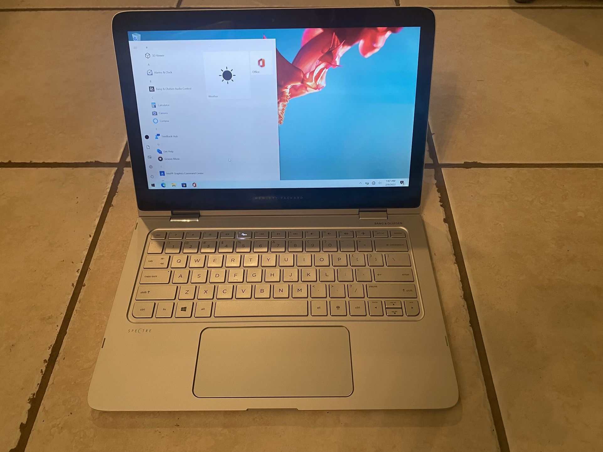 Touchscreen HP Laptop Windows 10, Specter 13-4005dx