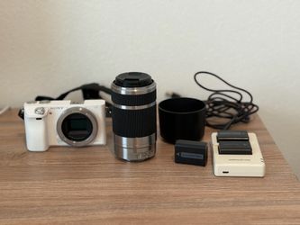 Sony Alpha a6000 Mirrorless Digital Camera 24.3MP SLR Camera with 3.0-Inch LCD (White)
