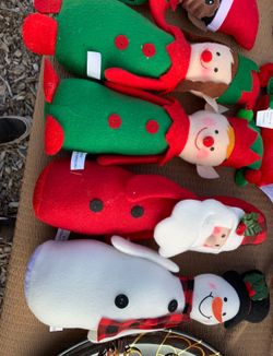 Santa, Snowman, Elves 