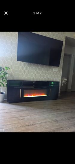 Fireplace Tv Entertainment Stand