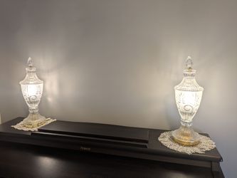 Set of Crystal Lamps made in Poland