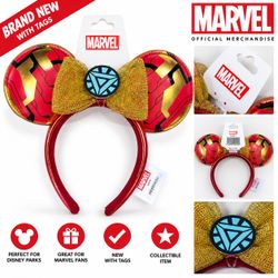 Disneyland Ironman Marvel Minnie Ears