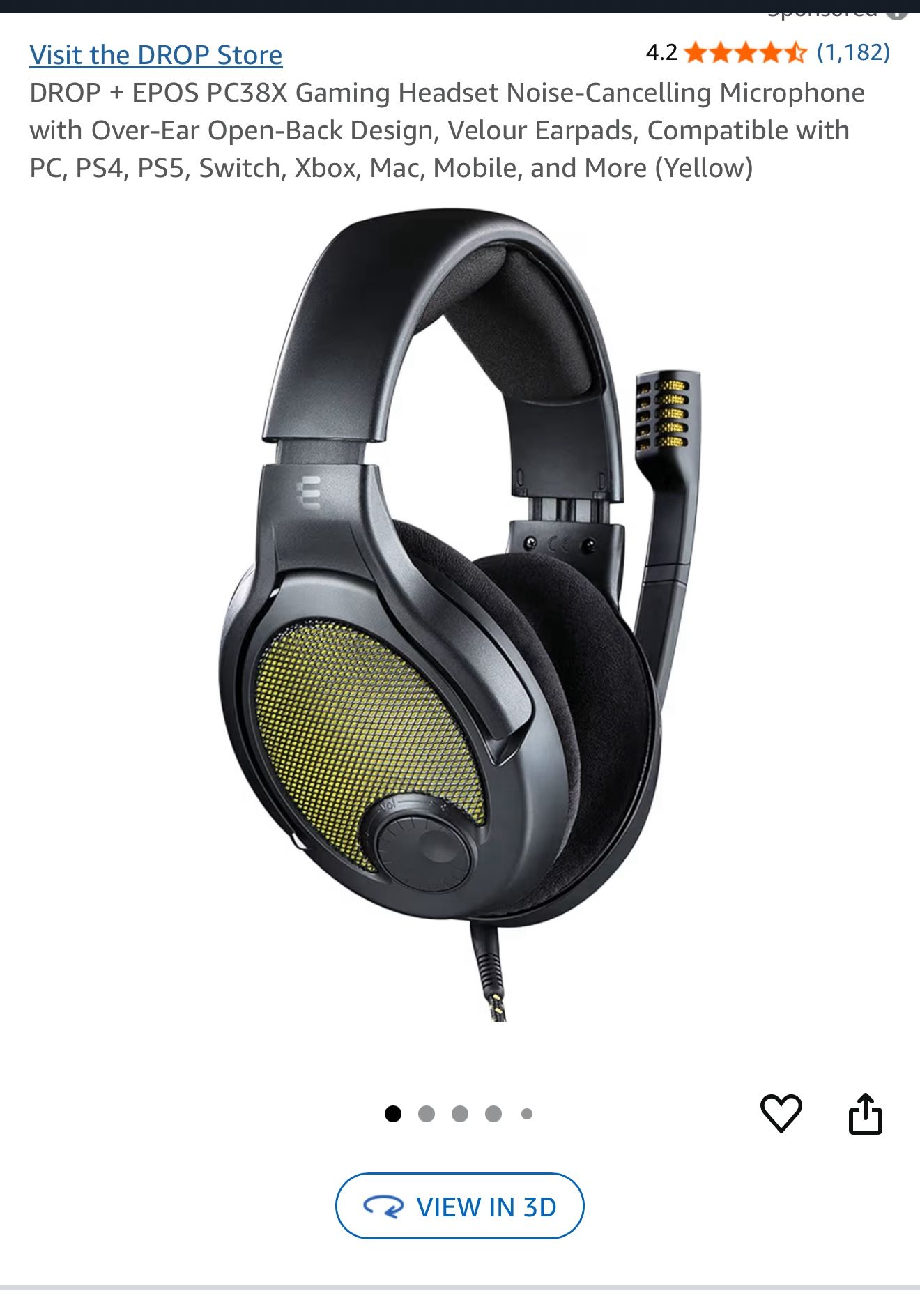 Open Back Headphones PC 38X