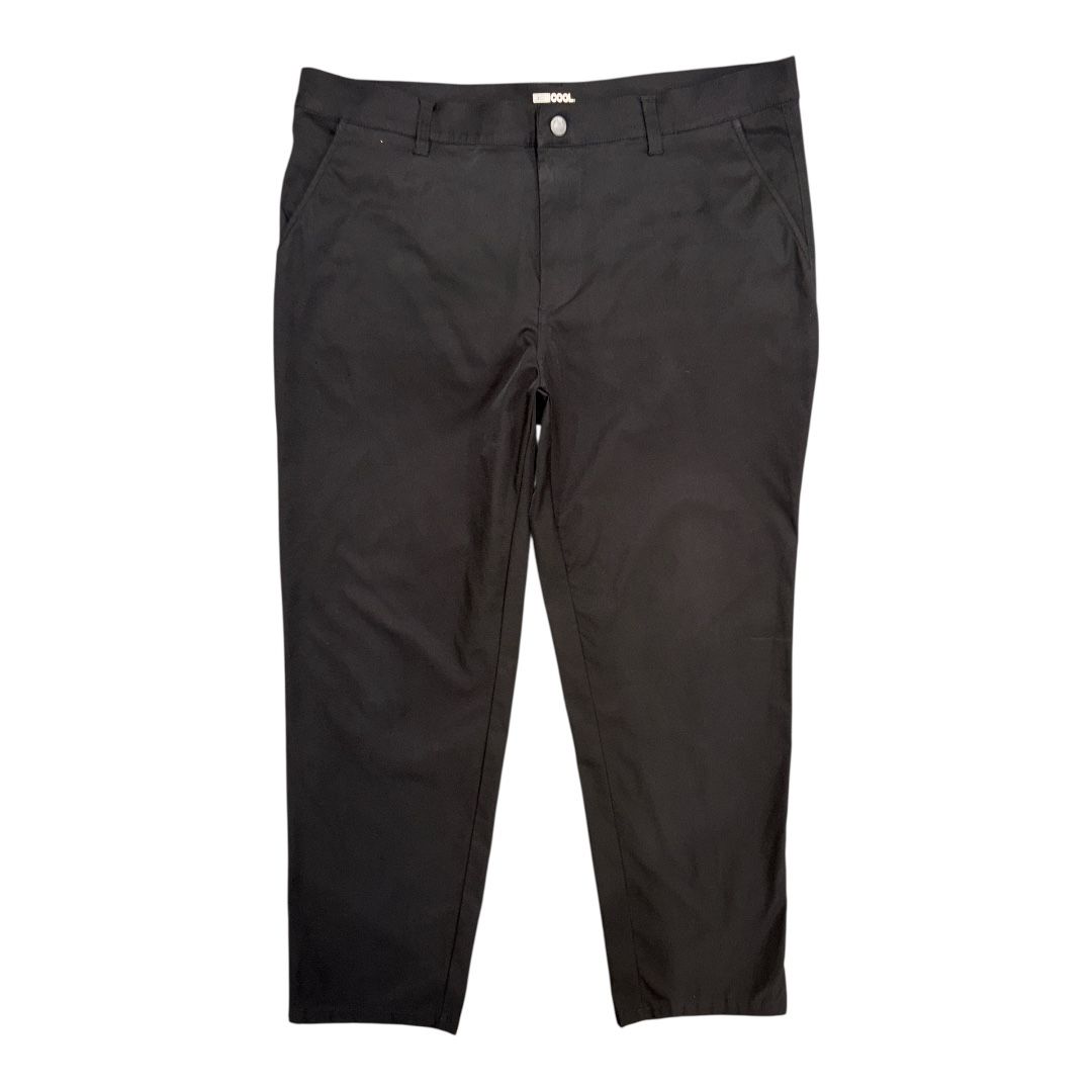 32 Degree Men's 40x32 Black Cool Stretch Performance Pants 100% Polyester