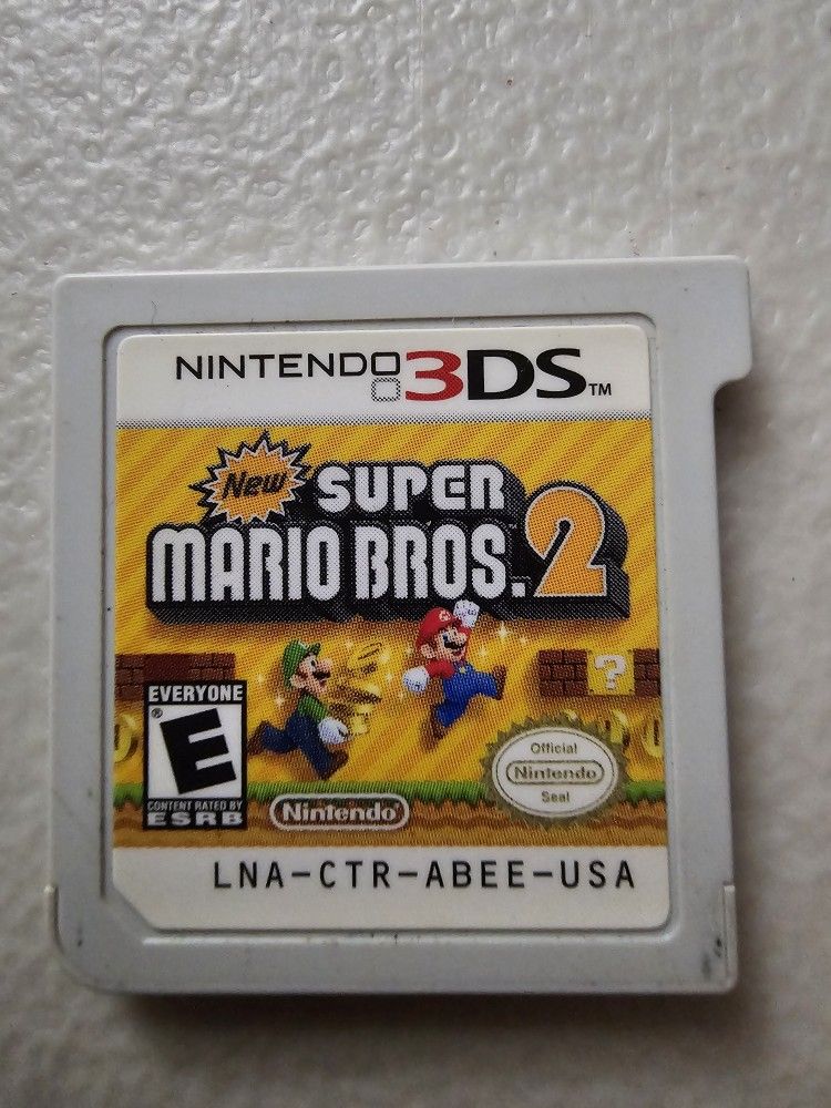 New Super Mario Bros 2 Game And Manual For Nintendo 3DS