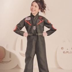 Brand New Fighter Pilot Costume for Kids Air Force Flight Suit Cosplay Halloween with Accessories Set